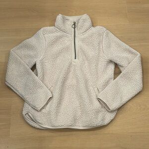 Two bouclé pullover sweaters